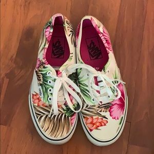 Floral Vans!